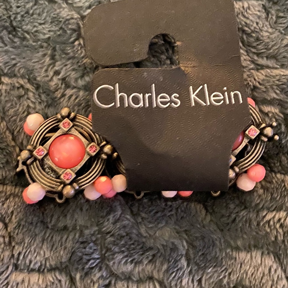 Charles Klein Pink and Gold Women's Bracelet